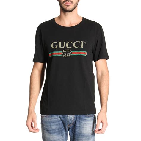 gucci t shirt men black|all black gucci shirt.